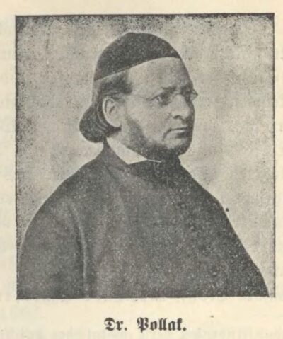 Dr Lazarus (Elieser) Polak. W 1872 r. opuścił Inowrocław. Został rabinem w Budapeszcie, gdzie zmarł w 1905 roku.