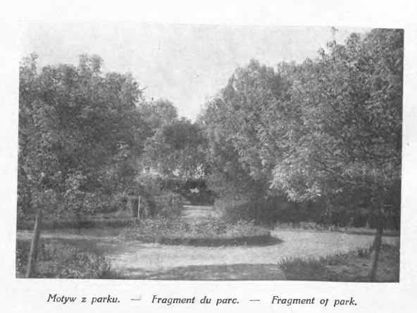 Żegotki, park dworski zdjęcie archiwalne